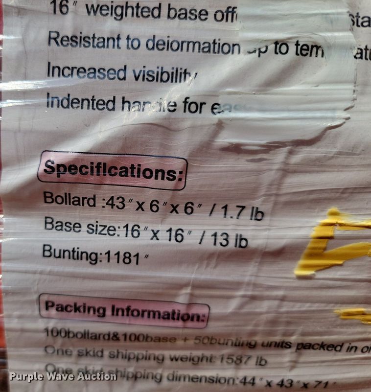 image for item JE9540 (100) safety cones