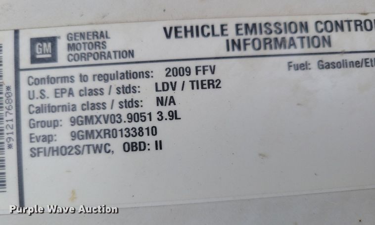 image for item JO9247 2009 Chevrolet Impala LTZ