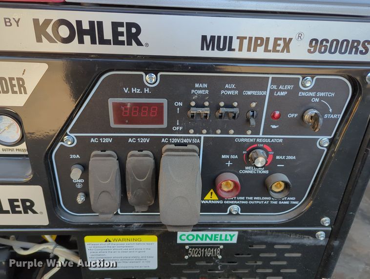 image for item KB9381 Kohler Multiplex 9600RS  welder/generator