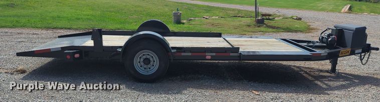 image for item KB9383 2022 Belshe  tilt deck utility trailer