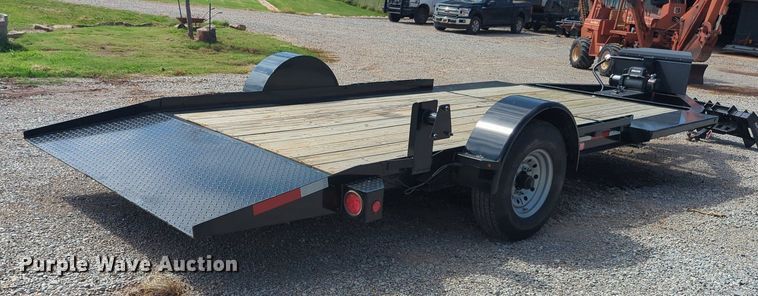 image for item KB9383 2022 Belshe  tilt deck utility trailer