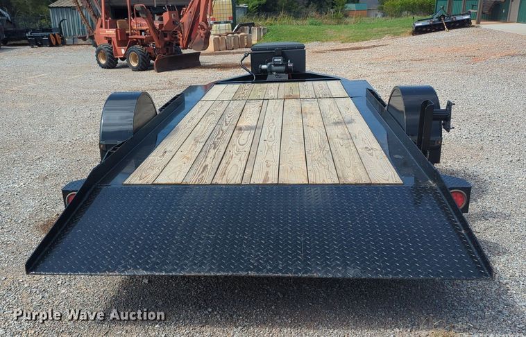 image for item KB9383 2022 Belshe  tilt deck utility trailer