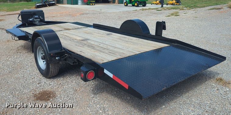 image for item KB9383 2022 Belshe  tilt deck utility trailer