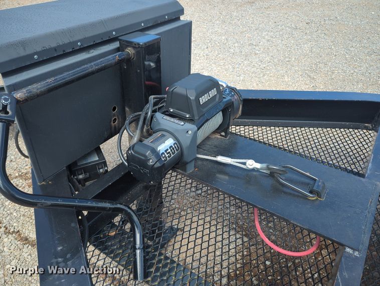 image for item KB9383 2022 Belshe  tilt deck utility trailer