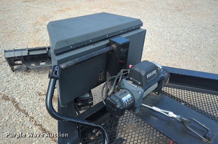 image for item KB9383 2022 Belshe  tilt deck utility trailer