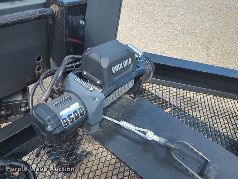 image for item KB9383 2022 Belshe  tilt deck utility trailer