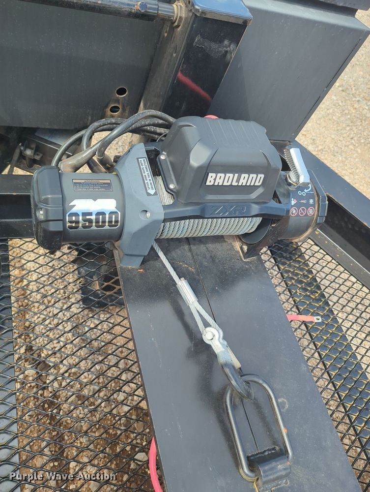 image for item KB9383 2022 Belshe  tilt deck utility trailer