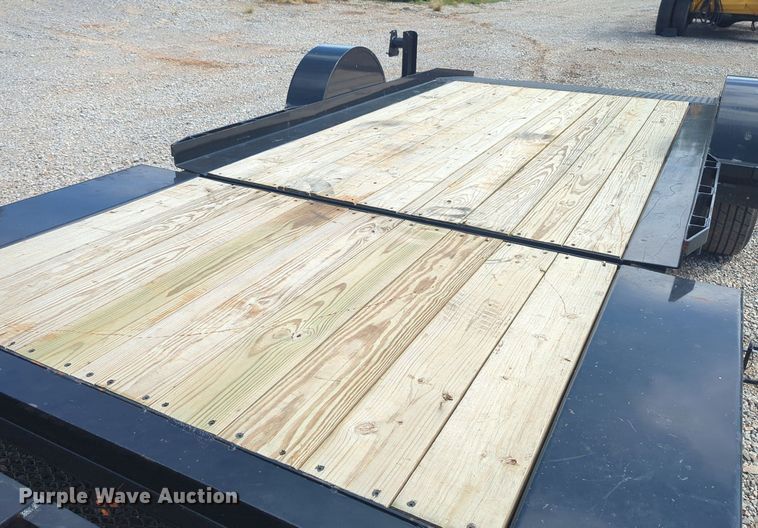 image for item KB9383 2022 Belshe  tilt deck utility trailer