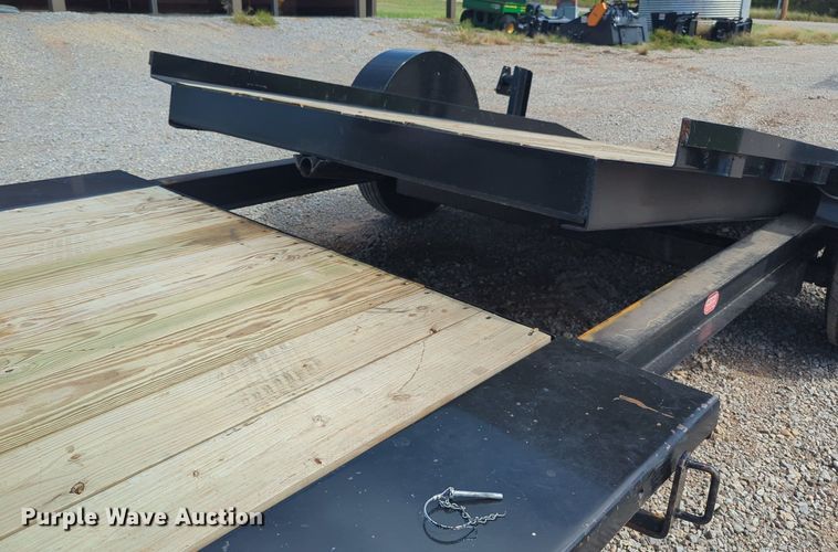 image for item KB9383 2022 Belshe  tilt deck utility trailer