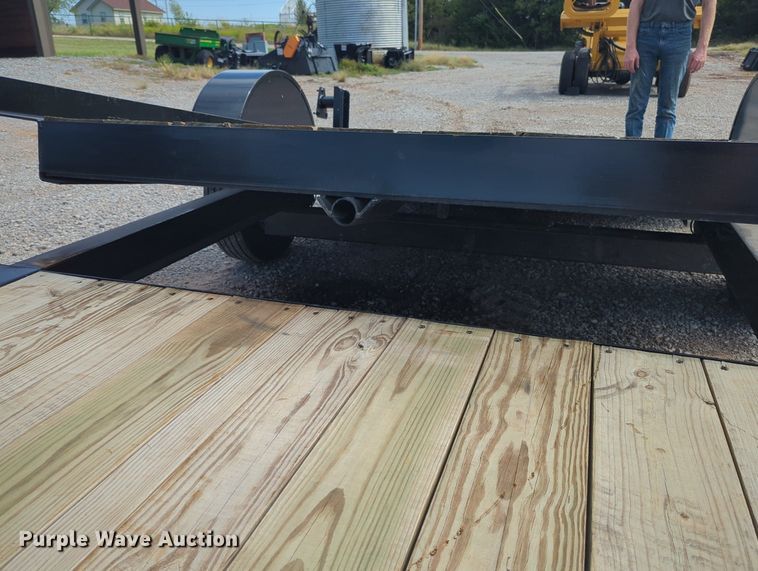 image for item KB9383 2022 Belshe  tilt deck utility trailer