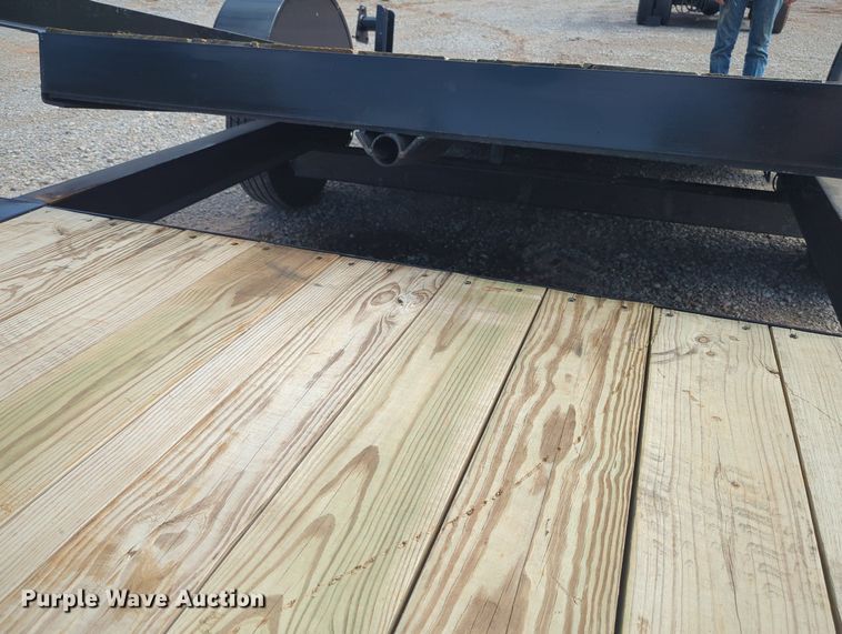 image for item KB9383 2022 Belshe  tilt deck utility trailer