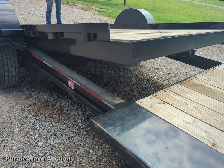 image for item KB9383 2022 Belshe  tilt deck utility trailer