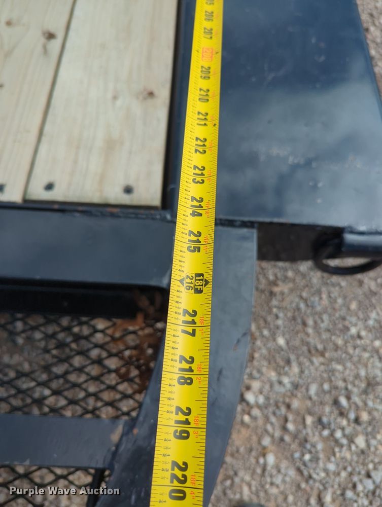 image for item KB9383 2022 Belshe  tilt deck utility trailer