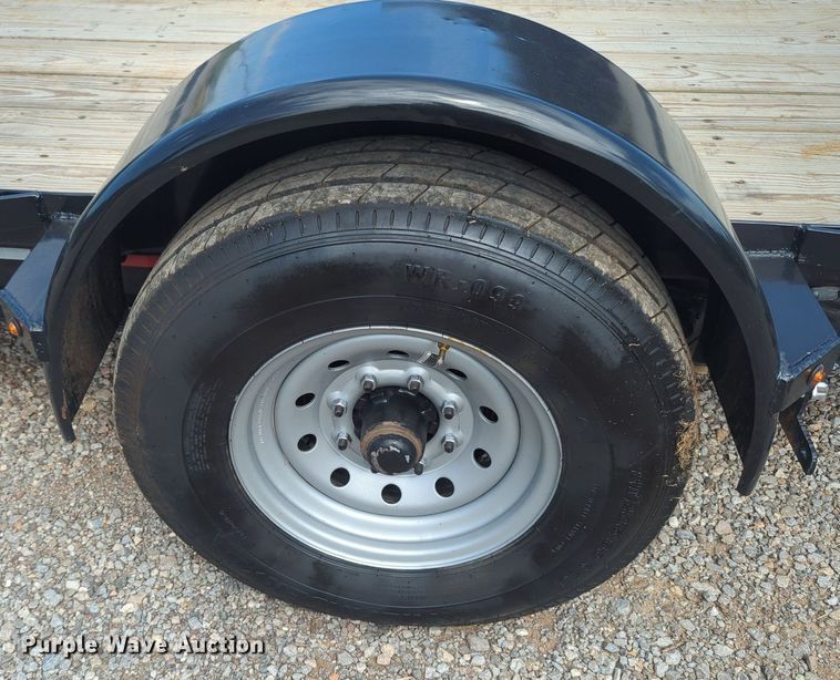 image for item KB9383 2022 Belshe  tilt deck utility trailer