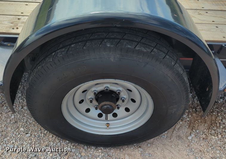 image for item KB9383 2022 Belshe  tilt deck utility trailer