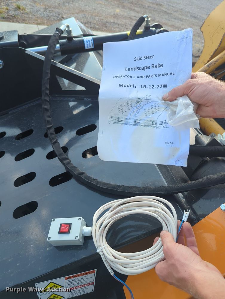 image for item KB9387 2023 Landhoner LR12-72W  landscape rake