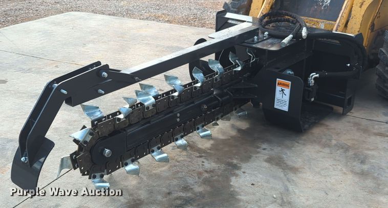 image for item KB9390 2023 Wolverine TCR-12-48H  skid steer trencher