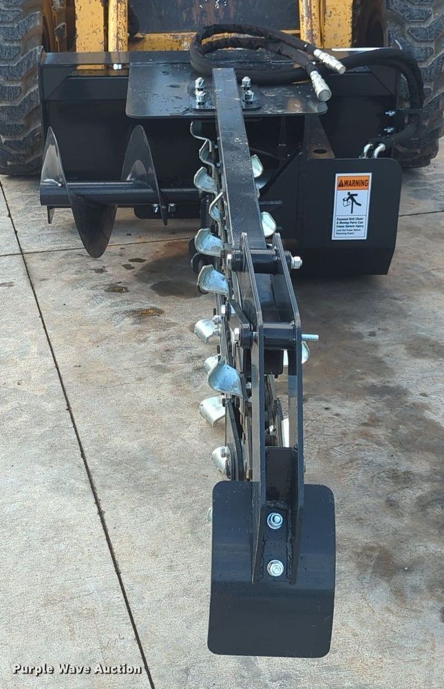 image for item KB9390 2023 Wolverine TCR-12-48H  skid steer trencher