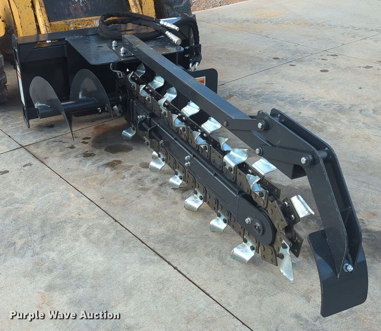 image for item KB9390 2023 Wolverine TCR-12-48H  skid steer trencher