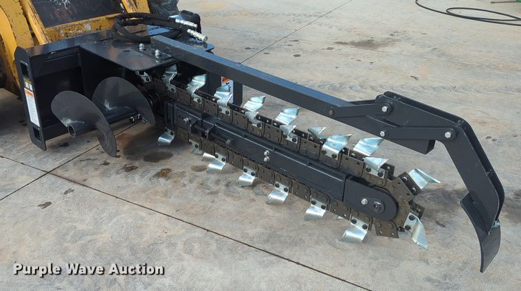 image for item KB9390 2023 Wolverine TCR-12-48H  skid steer trencher