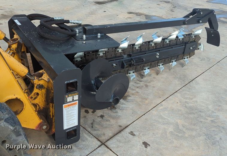 image for item KB9390 2023 Wolverine TCR-12-48H  skid steer trencher