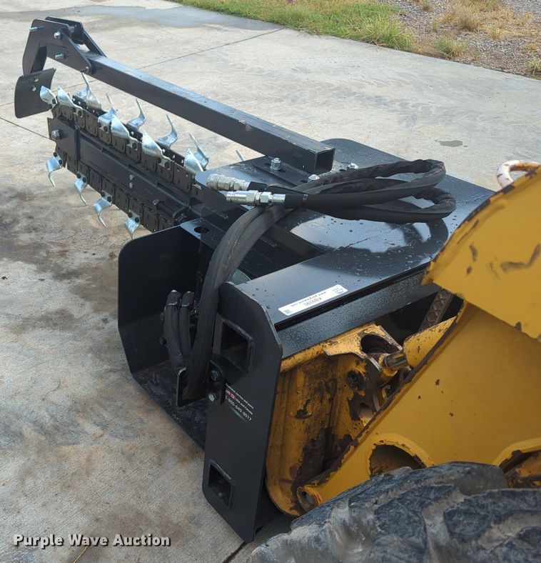 image for item KB9390 2023 Wolverine TCR-12-48H  skid steer trencher