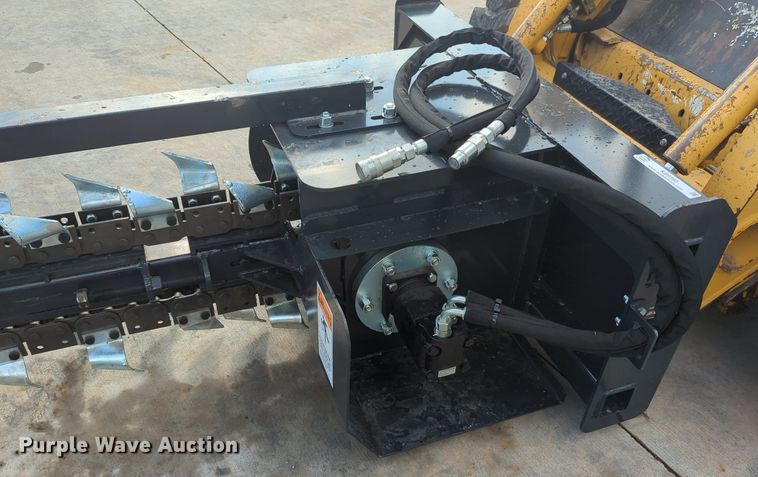 image for item KB9390 2023 Wolverine TCR-12-48H  skid steer trencher