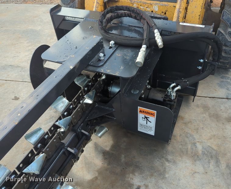 image for item KB9390 2023 Wolverine TCR-12-48H  skid steer trencher