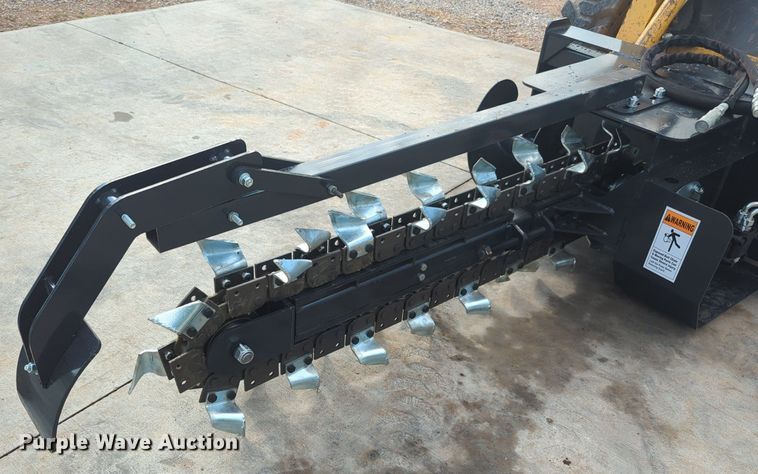 image for item KB9390 2023 Wolverine TCR-12-48H  skid steer trencher