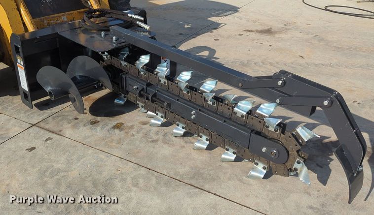 image for item KB9390 2023 Wolverine TCR-12-48H  skid steer trencher