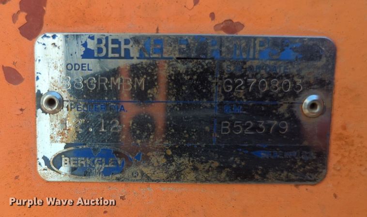 image for item KB9395 Berkeley B8GRMBM  pump