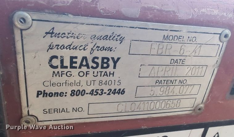 image for item KB9396 2011 Cleasby FBR-6-41  shingle conveyer