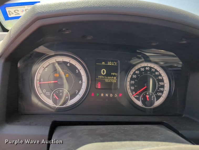 image for item KB9403 2018 Dodge Ram 3500HD  Crew Cab flatbed pickup truck