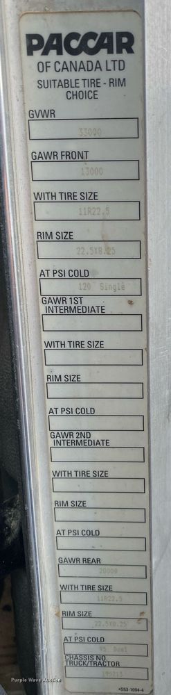 image for item KB9432 2013 Peterbilt PB337  fuel truck