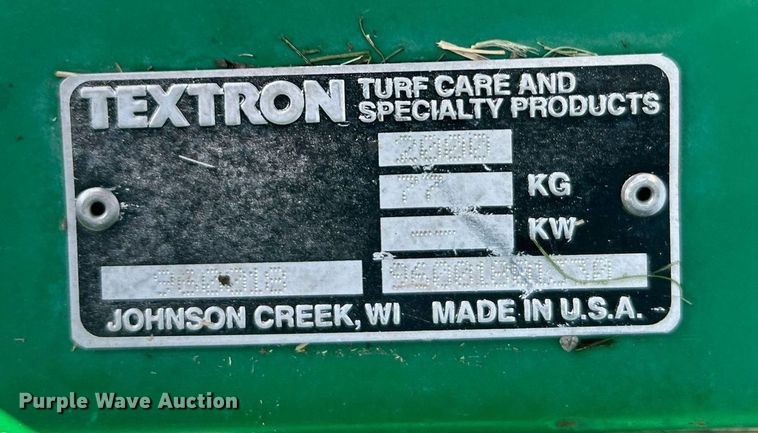 image for item KW9022 Textron 945015  ZTR lawn mower