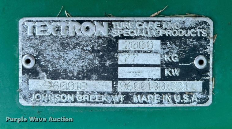 image for item KW9022 Textron 945015  ZTR lawn mower
