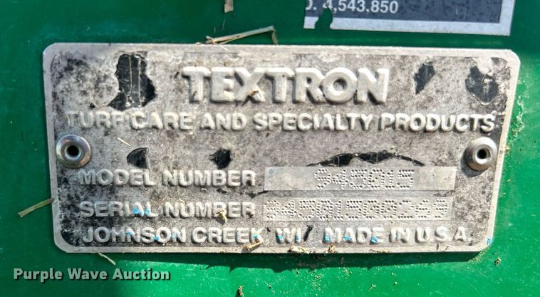 image for item KW9022 Textron 945015  ZTR lawn mower