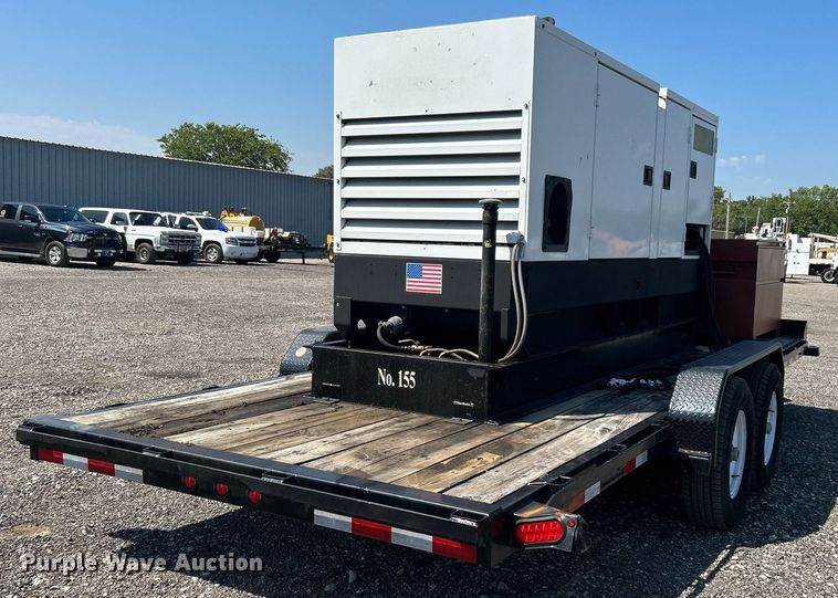 image for item KW9027 2017 Big Tex  equipment trailer with generator