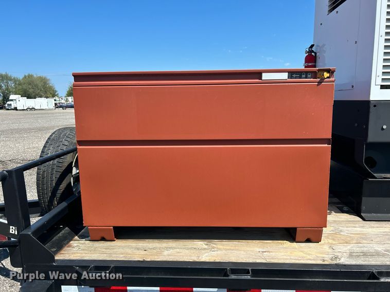 image for item KW9027 2017 Big Tex  equipment trailer with generator