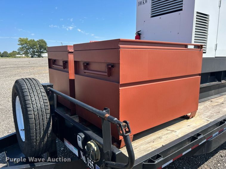 image for item KW9027 2017 Big Tex  equipment trailer with generator