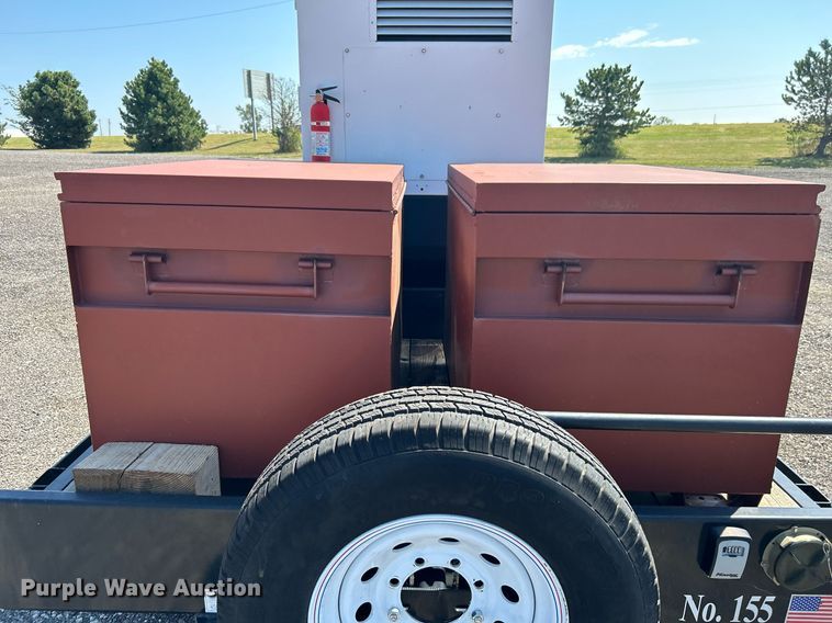 image for item KW9027 2017 Big Tex  equipment trailer with generator