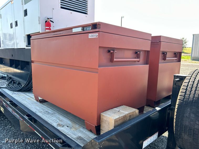 image for item KW9027 2017 Big Tex  equipment trailer with generator