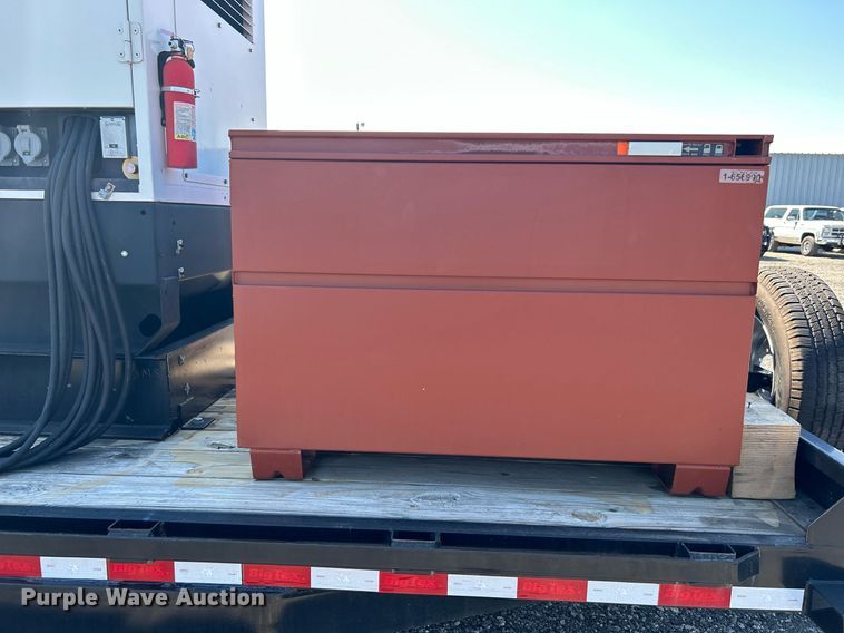 image for item KW9027 2017 Big Tex  equipment trailer with generator