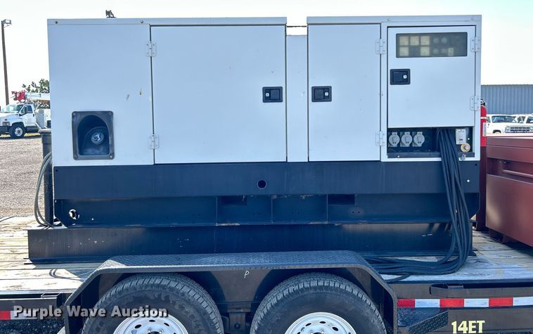 image for item KW9027 2017 Big Tex  equipment trailer with generator