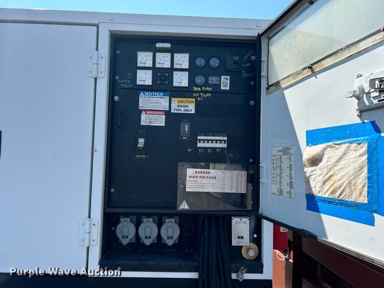 image for item KW9027 2017 Big Tex  equipment trailer with generator