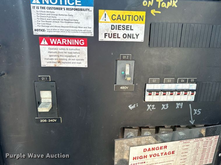 image for item KW9027 2017 Big Tex  equipment trailer with generator