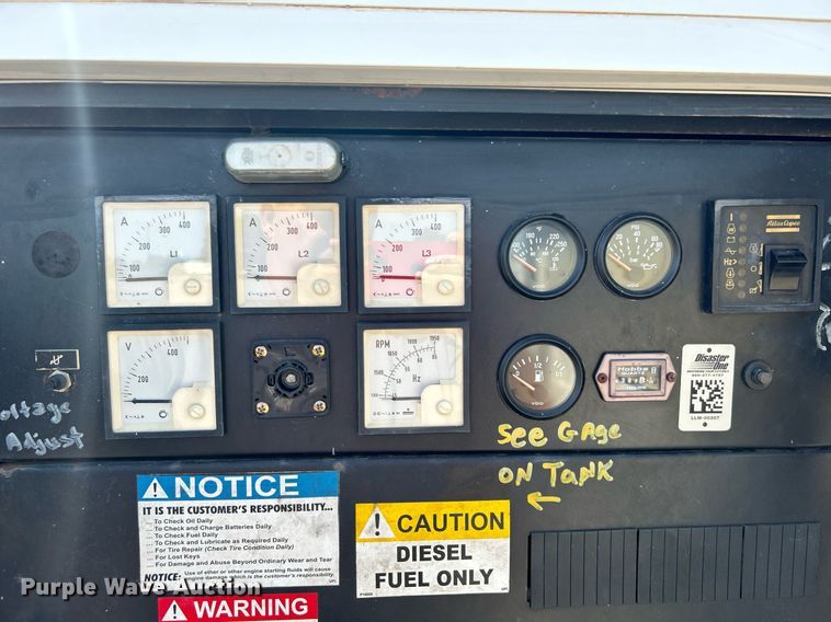 image for item KW9027 2017 Big Tex  equipment trailer with generator