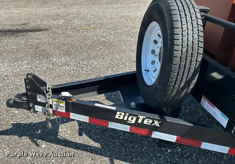image for item KW9027 2017 Big Tex  equipment trailer with generator