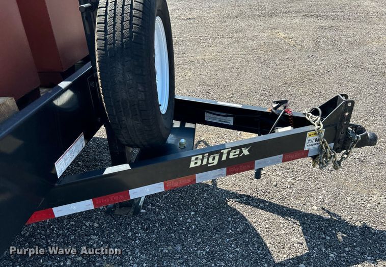 image for item KW9027 2017 Big Tex  equipment trailer with generator