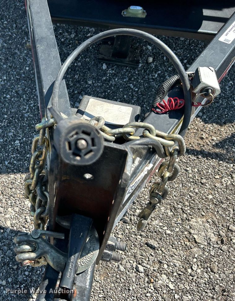 image for item KW9027 2017 Big Tex  equipment trailer with generator